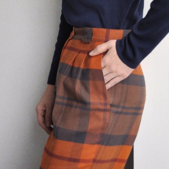 Rita Row Tapered Checkered Plaid Trousers Cotton Flannel Sz 40 - Picture 3 of 7